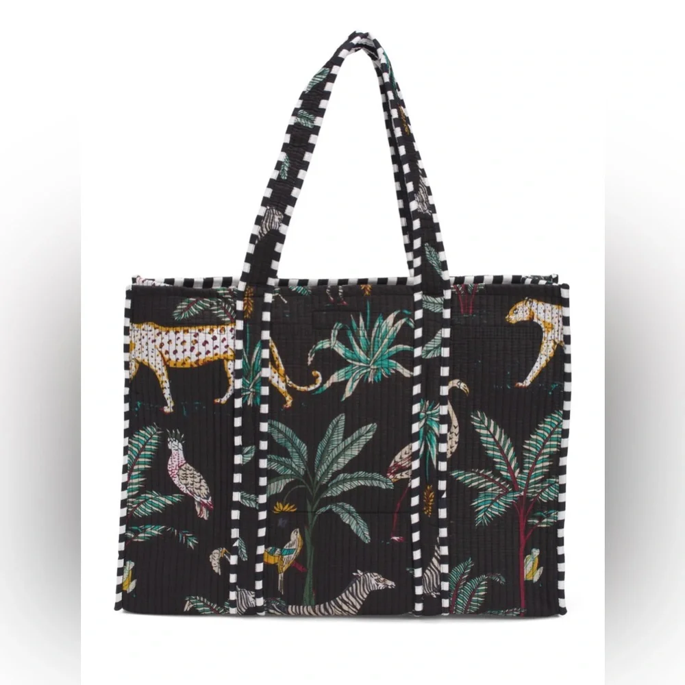 Samser Designs tote bag jungle print